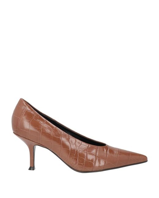 Lella Baldi Brown Pumps