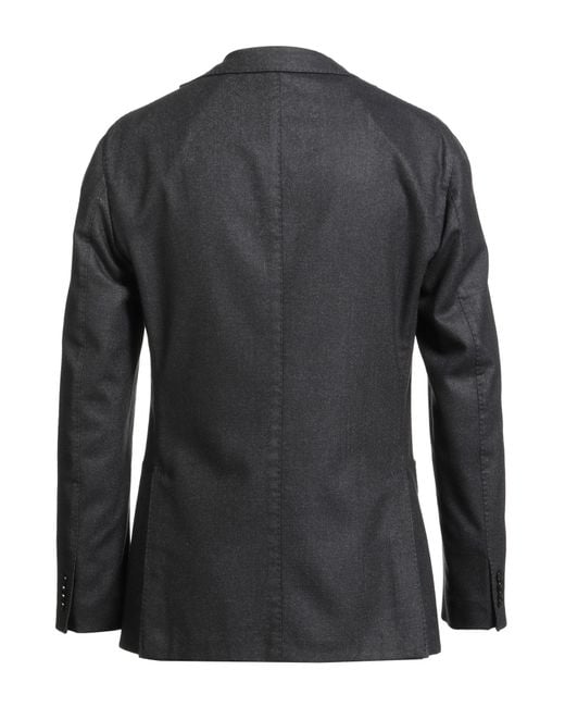 Boglioli Black Blazer for men