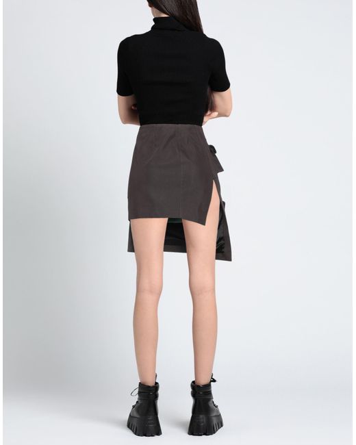 Off-White c/o Virgil Abloh Gray Mini Skirt