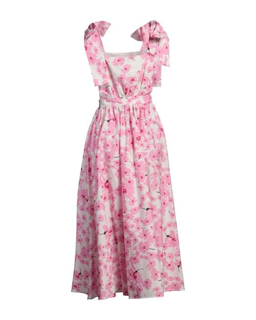 MSGM Pink Midi Dress