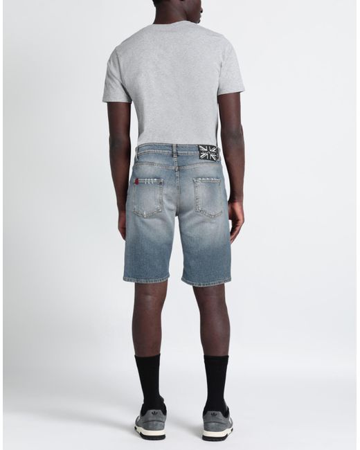 John Richmond Blue Denim Shorts for men