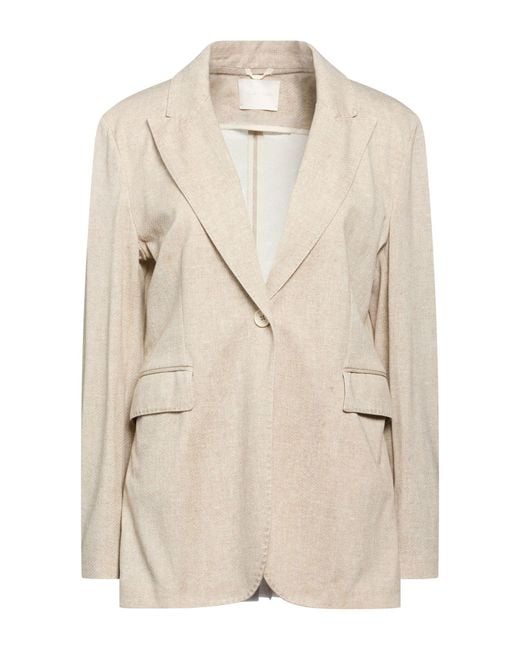 Circolo 1901 Natural Blazer Cotton, Elastane