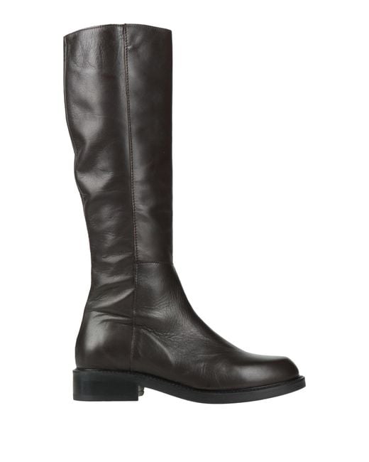 BARRACUDA'S COLLECTION Black Boot Leather