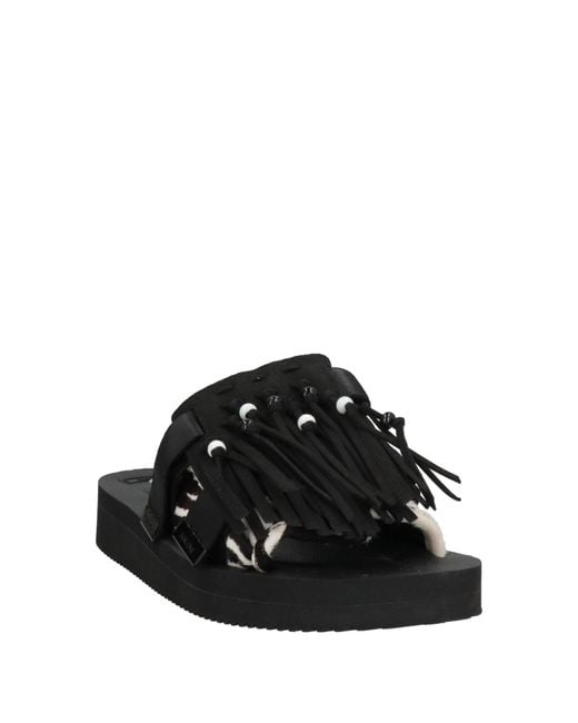 Suicoke Black Sandals