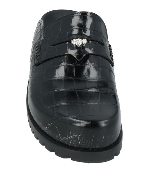 Versace Black Mules & Clogs for men