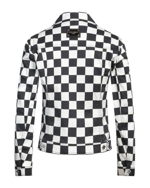 Dolce & Gabbana White Jacket Cotton, Elastane for men