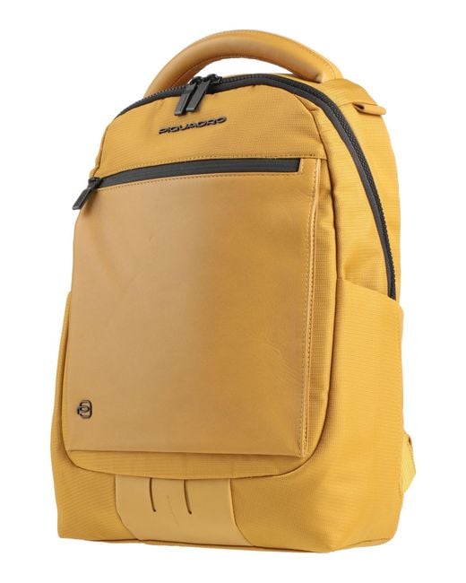 Piquadro Yellow Backpacks for men