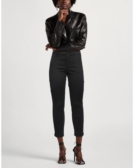 Kaos Black Pants Cotton, Lyocell, Elastane