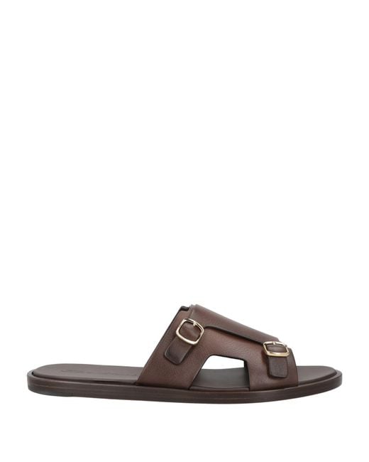 Sandalias Santoni de hombre de color Brown