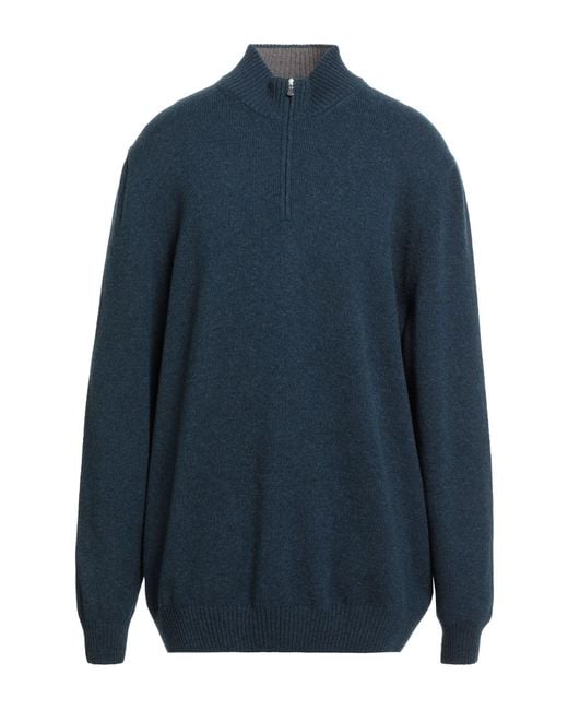 Gran Sasso Blue Turtlenecks for men