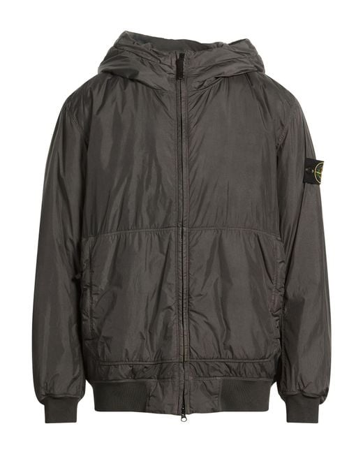 Stone Island Gray Puffer for men