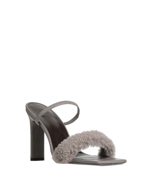 By Far Gray Sandals