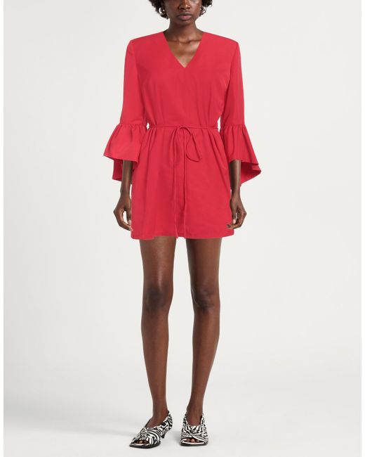 Twinset Red Mini Dress