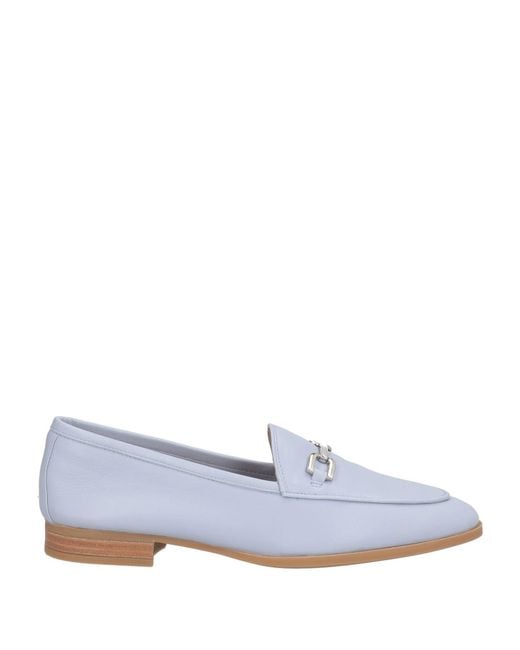 Unisa White Sky Loafers Leather