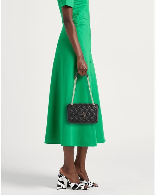 Love Moschino Black Schultertasche