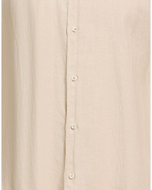 Fedeli Natural Shirt Linen for men