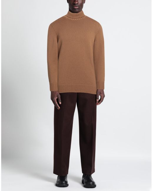 Drumohr Brown Turtleneck for men