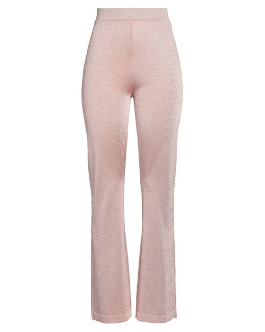Missoni Pink Blush Pants Viscose, Metal Fiber