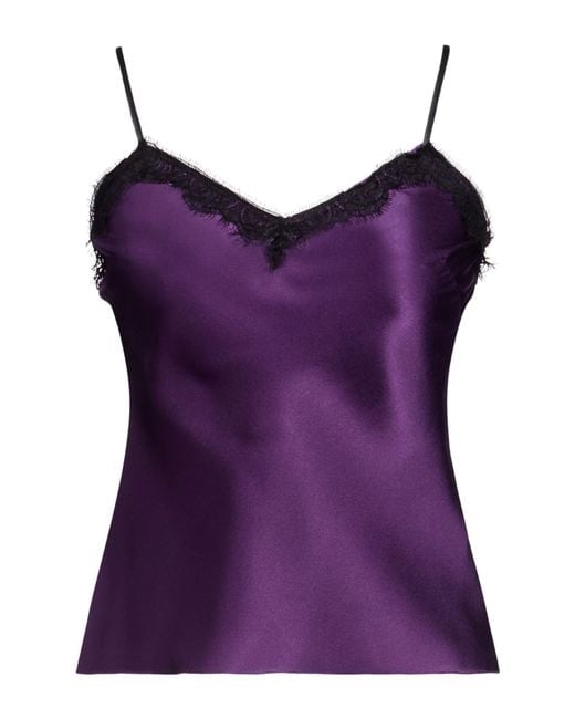 Alberta Ferretti Purple Tops