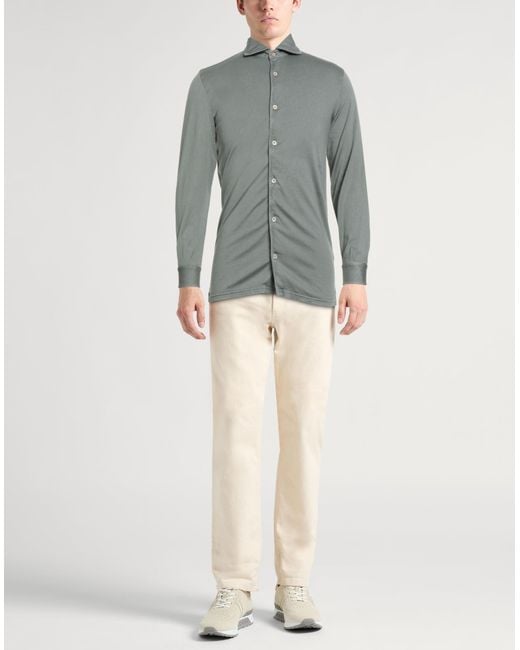 Fedeli Hemd in Gray für Herren
