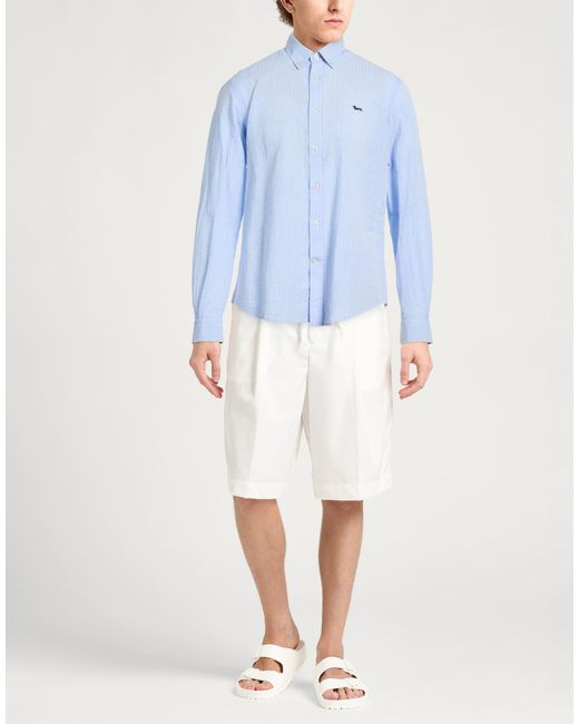 Harmont & Blaine Blue Shirts for men