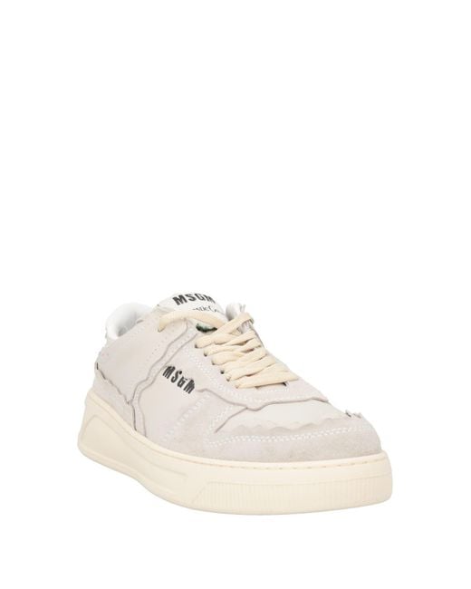 Sneakers di MSGM in Natural da Uomo