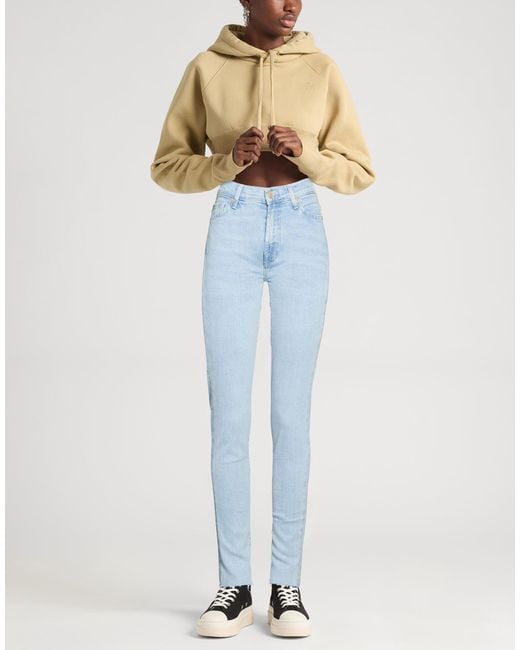 7 For All Mankind Blue Jeans Cotton, Elastane