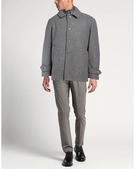 Hox Gray Coat for men