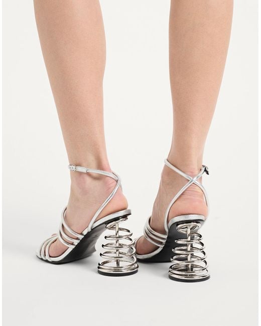 JW Anderson Sandals Leather in White | Lyst