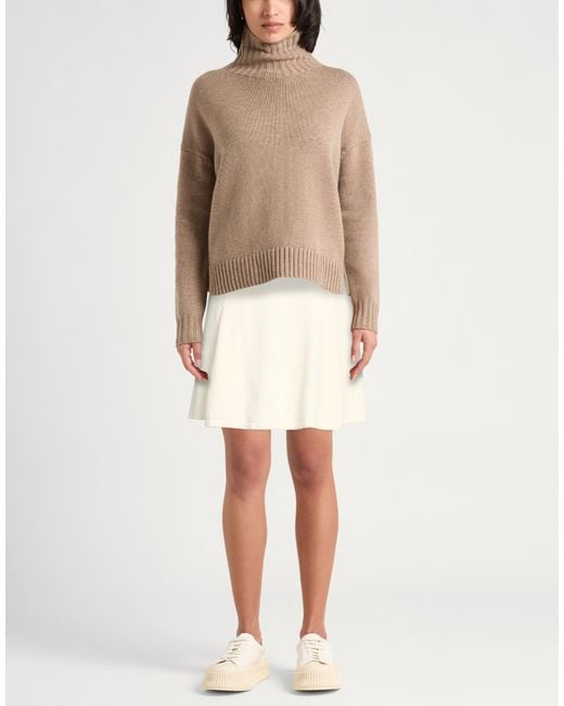 Bruno Manetti Natural Mini Skirt