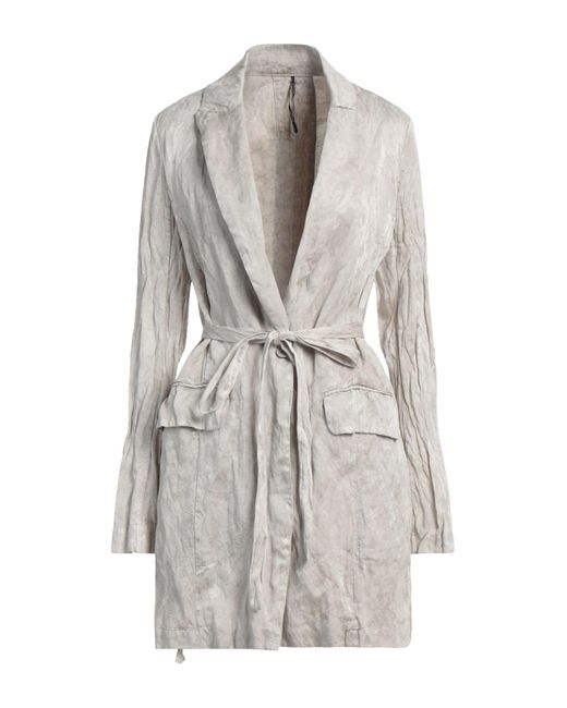 Masnada White Jacke, Mantel & Trenchcoat