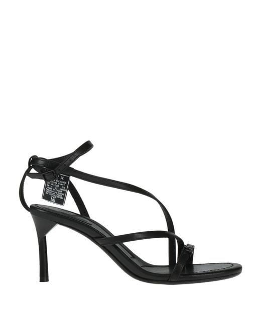 ARMANI EXCHANGE Black Sandals