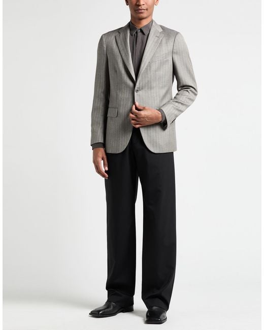 Boglioli Gray Blazer for men