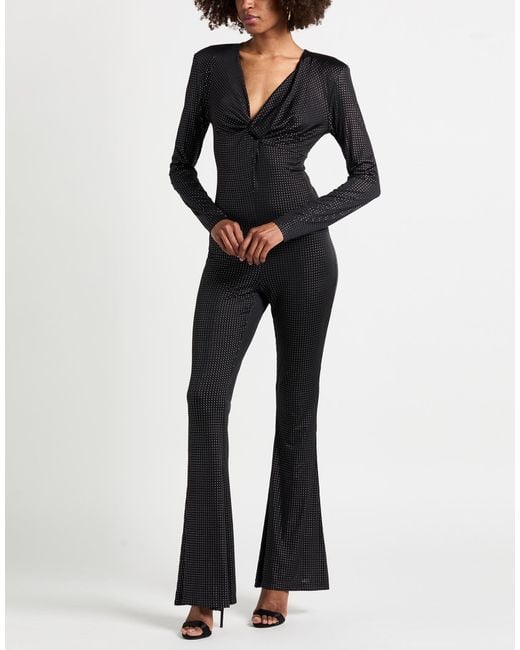 Liu Jo Black Jumpsuit Polyester, Elastane