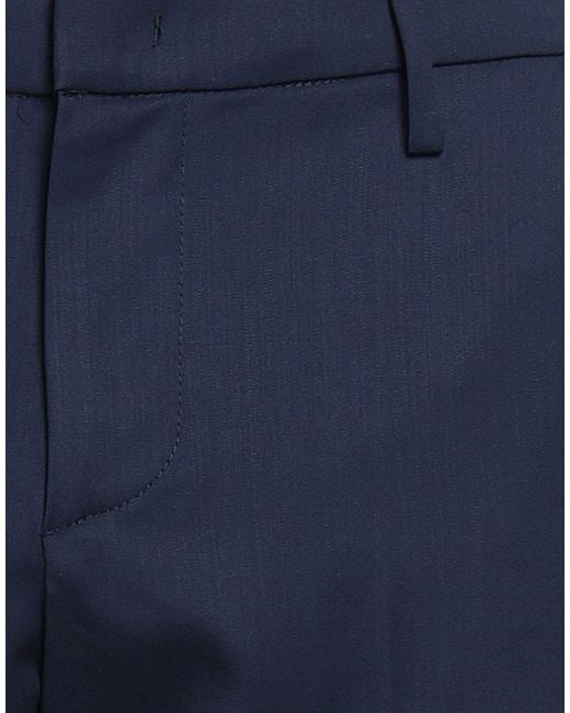 Dondup Blue Pants Virgin Wool, Elastane for men