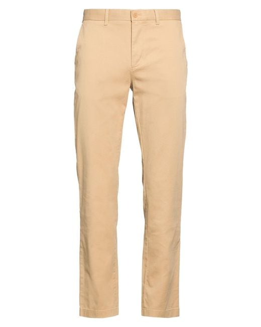Tommy Hilfiger Natural Pants Cotton, Elastane for men