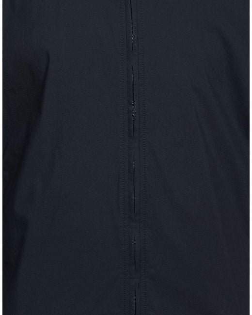 Aspesi Blue Jacket Cotton, Polyamide, Elastane for men