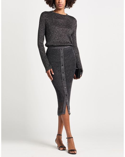 Iceberg Gray Midi Skirts