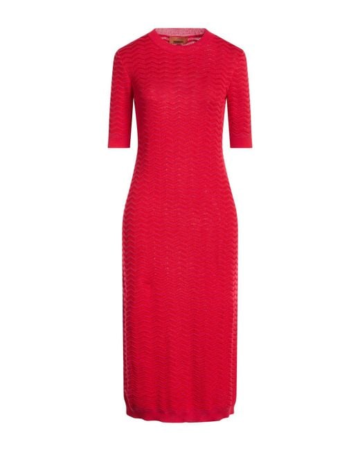 Missoni Red Midi Dresses