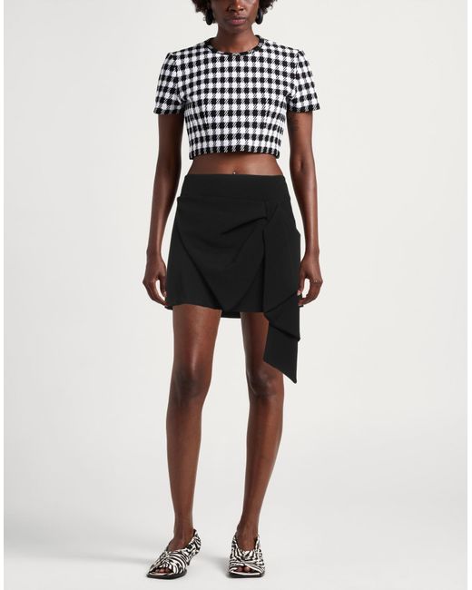 Silvian Heach Black Mini Skirt Polyester