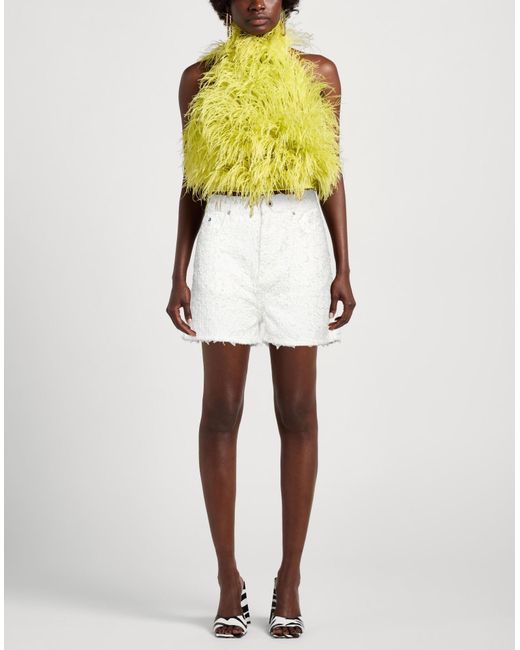 Karl Lagerfeld White Shorts & Bermuda Shorts Organic Cotton