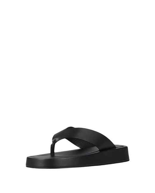 Alohas Black Toe Post Sandals