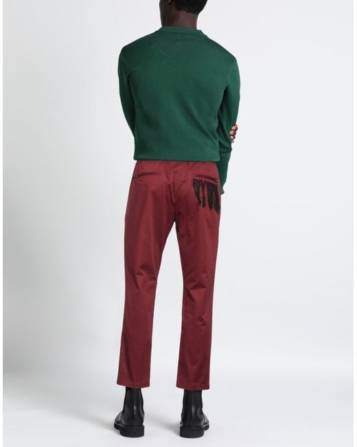 Dolce & Gabbana Red Trouser for men