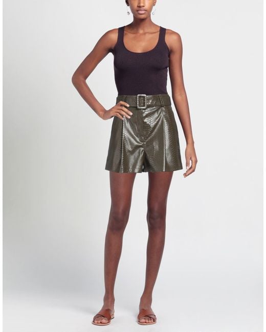 Twinset Green Shorts & Bermuda Shorts