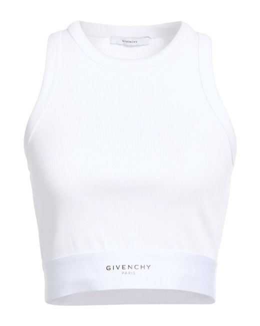 Givenchy White Top Cotton, Elastane
