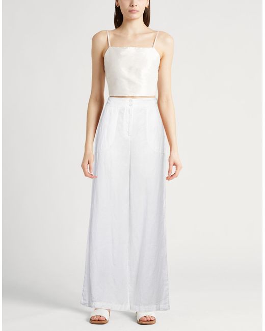 120% Lino White Hose