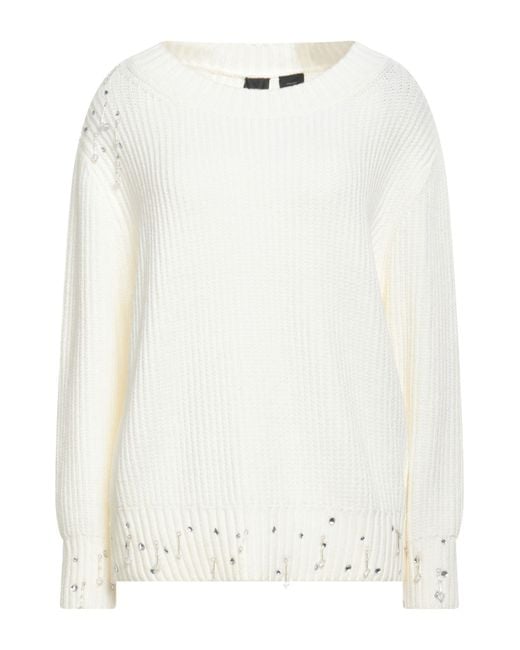 Pinko White Jumper