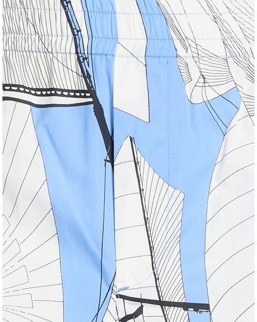 MSGM Blue Shorts & Bermuda Shorts Cotton for men