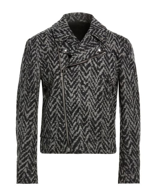 Kris Van Assche Black Jacket Wool, Polyamide for men