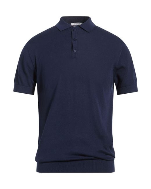 Polo OVER/D de hombre de color Blue